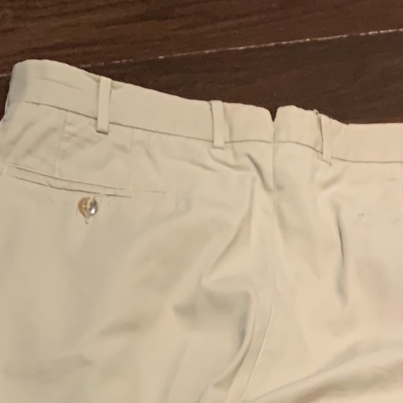 Men's Incotex 100% cotton canvas beige casual pant - Picture 16 of 16